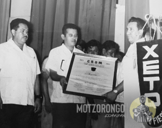 Celebraciones del cincuentenario de la constitución del sindicato de obreros de Motzorongo.