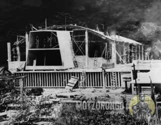 Trabajos de la construcción del Cine "7 de Mayo".