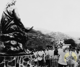 Inauguración y bendición del monumento a la madre motzorongueña.
