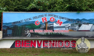 Mural del campo deportivo.