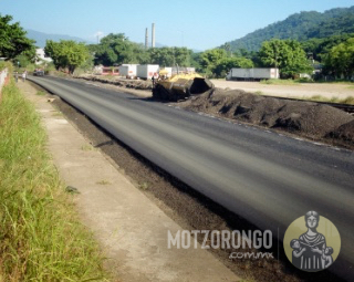 Carretera a Tezonapa desde el panteón.